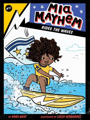 cover image of Mia Mayhem Rides the Waves